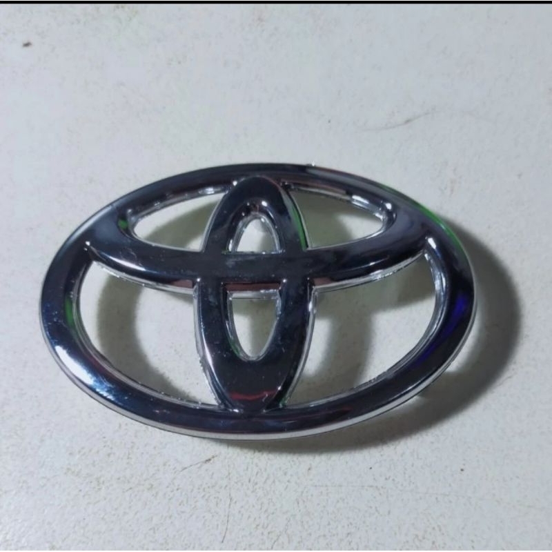 emblem logo stir Toyota Avanza Innova yaris Vios agya rush original baru