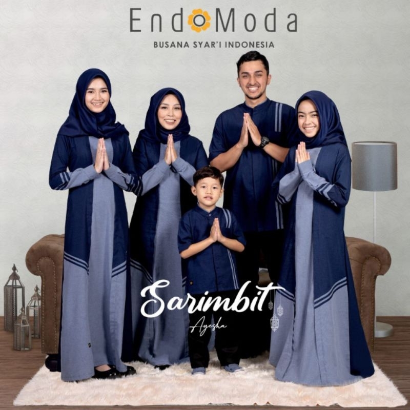 SARIMBIT ENDOMODA AYESHA NAVY TERMURAH (BISA COD)