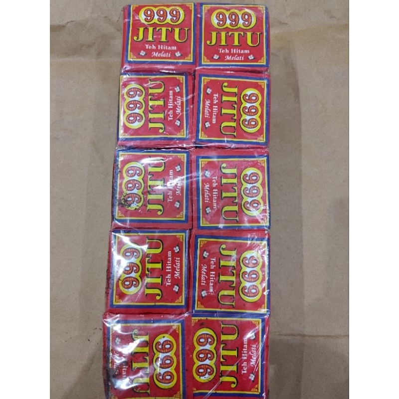 

Teh 999 Jitu (isi 10pcs) (bonus sabun cuci piring woshi 75mlx2)