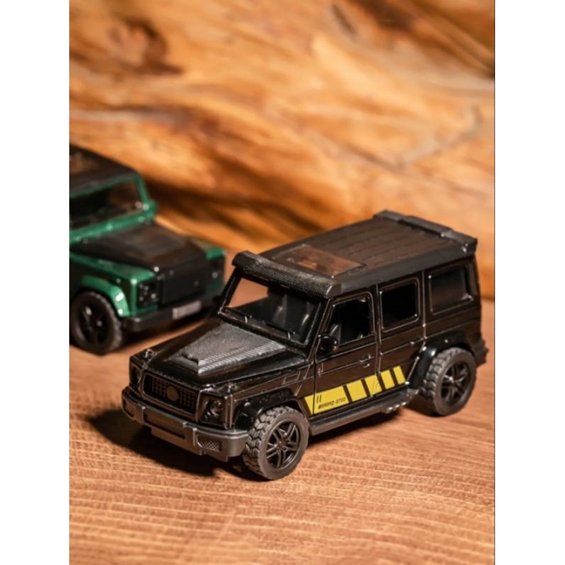 Mainan Diecast Mobil Jeep Wrangler Land Rover Defender Mercedes Benz Brabus Mercy G Class Raptor F150 Miniatur Mobil Jeep Hummer