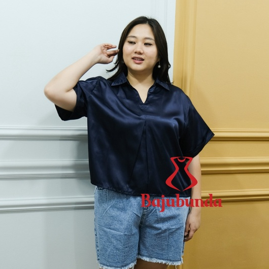 LD 130 Atasan Wanita Jumbo Blouse Big Size Bajubunda GRANDE