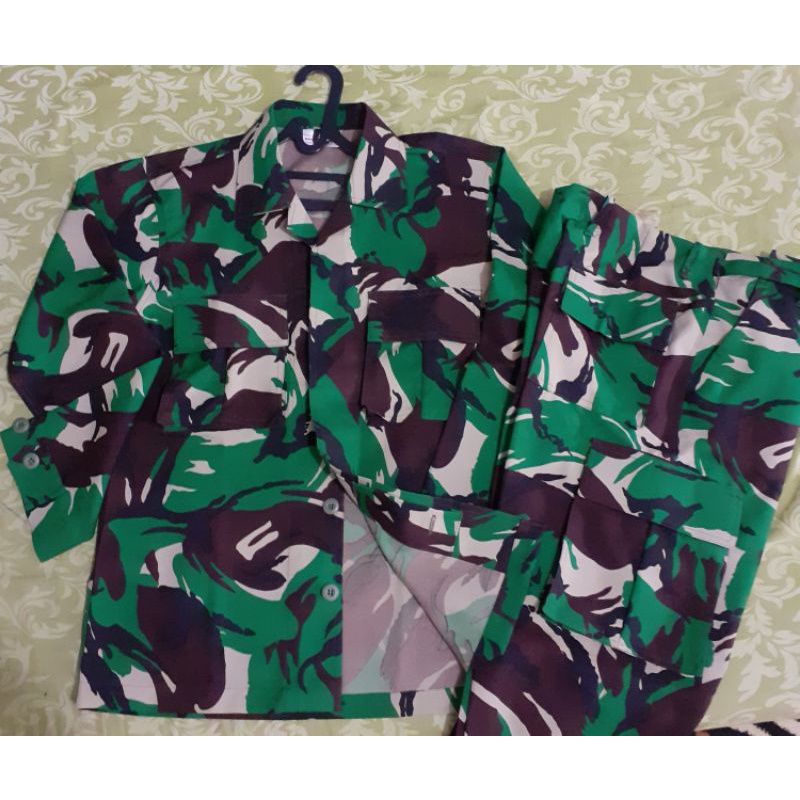 SERAGAM PDL TNI VELBET WOOL TNI SRITEX 888 SERAGAM PDL TNI PREMIUM