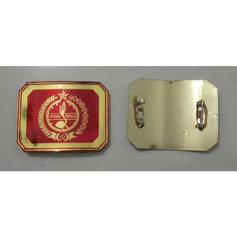 Pin Topi Pramuka Penggalang Putra Fiber Resin / Tanda Topi Pramuka Penggalang Putra / Pin Pramuka / 