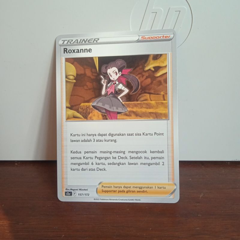 Roxanne 157/172 S12A Pokemon Bahasa Indonesia Mainan Anak