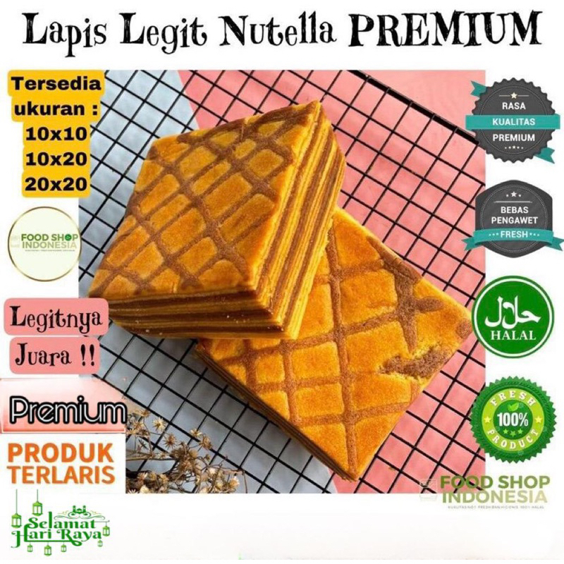

KUE LAPIS LEGIT NUTELLA SPESIAL CAKE CEMILAN HARI RAYA makanan ringan murah snack murah cemilan murah jajanan murah jajan snack oleh oleh murah enak berkualitas jajanan kekinian camilan murah