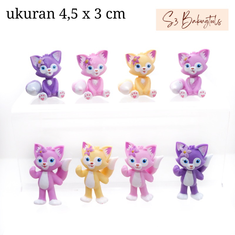 Cake Topper Figure pajangan hiasan kue stellaLou bahan pvc