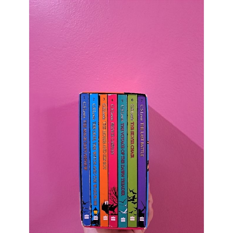 preloved boxset narnia 1-7 eng bahasa inggris