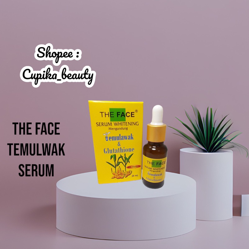 &lt;un.ox&gt; [ serum temulawak ] the face serum temulawak || face serum the face temulawak 20 ml kaca