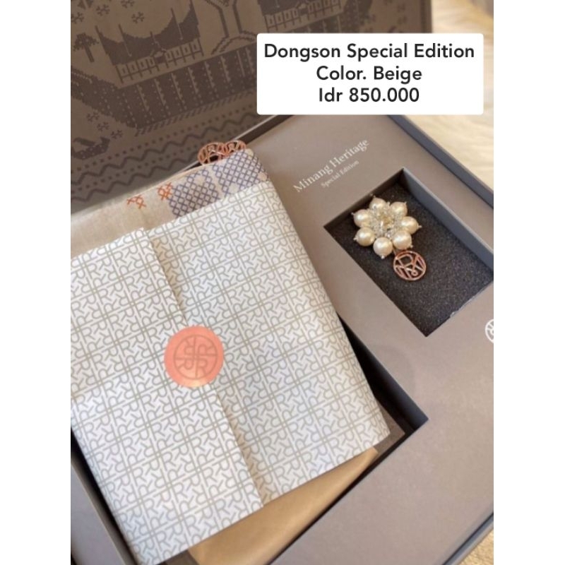 New Dongson Special Edition (scarf + bros) by Ria Miranda