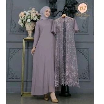 DRESS / GAMIS ONE SET BRUKAT KEBAYA OUTER WANITA