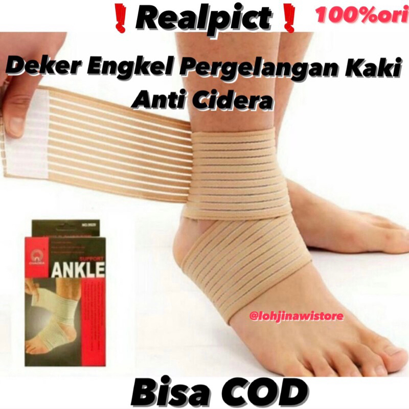 (COD AKTIF) ORIGlNAL Deker Lilit Pergelangan Kaki Ankle Support Chaoba Deker Ankle Kaki Deker Angkel