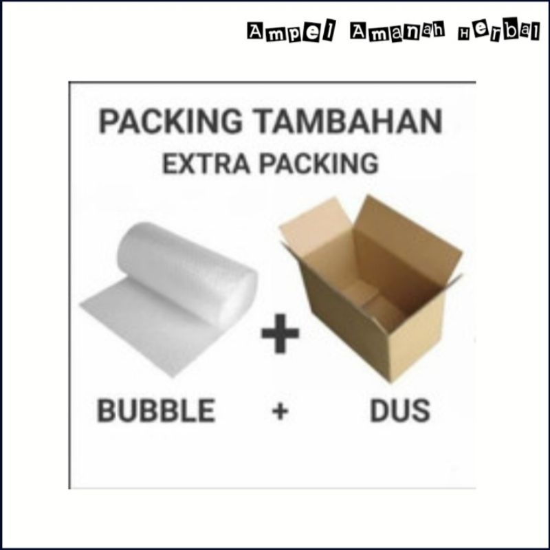 

Tambahan Packing Kemasan Kardus/boubble wrap