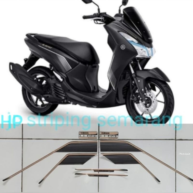 Striping Yamaha Lexi 125 th 2022 Hitam