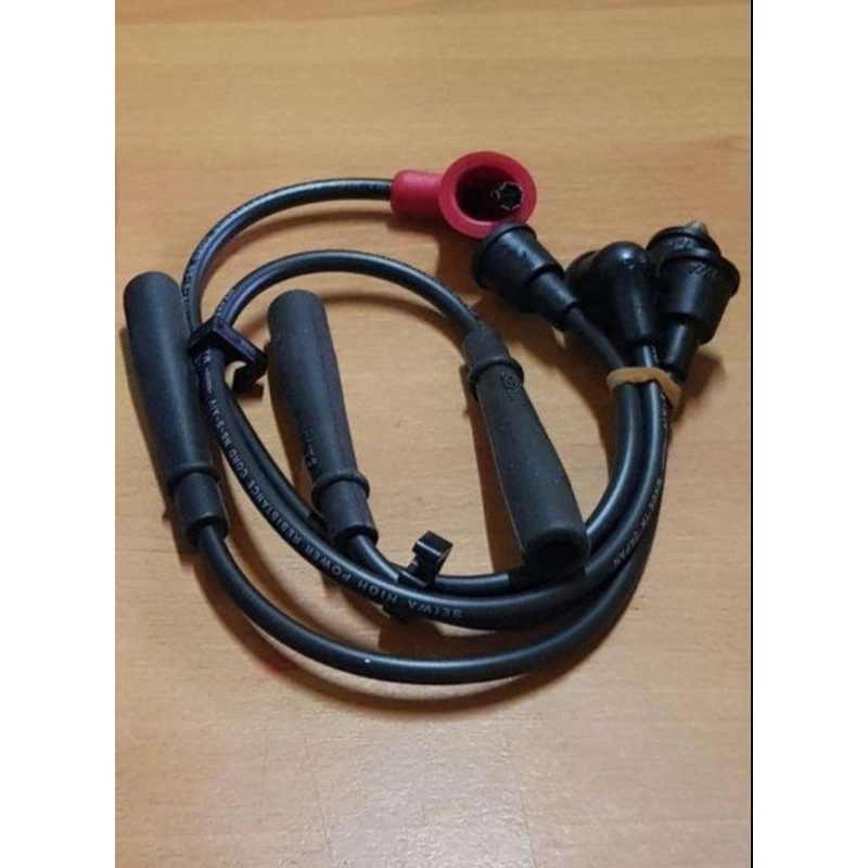 kabel busi komplit kabel coil original daihatsu zebra 1.0 / hijet 1000