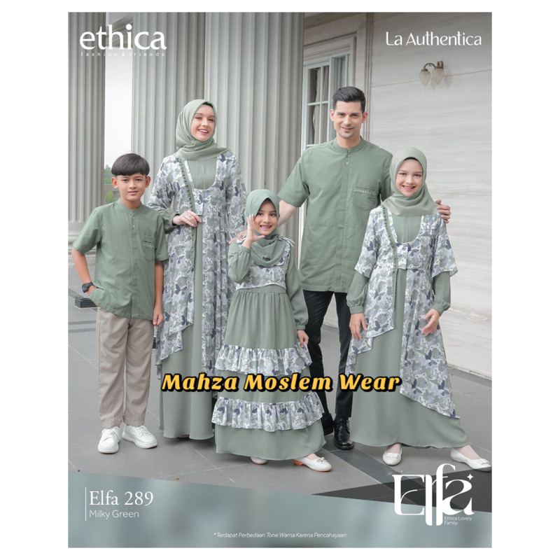 ELFA 289 MILKY GREEN || SARIMBIT KELUARGA ORIGINAL ETHICA