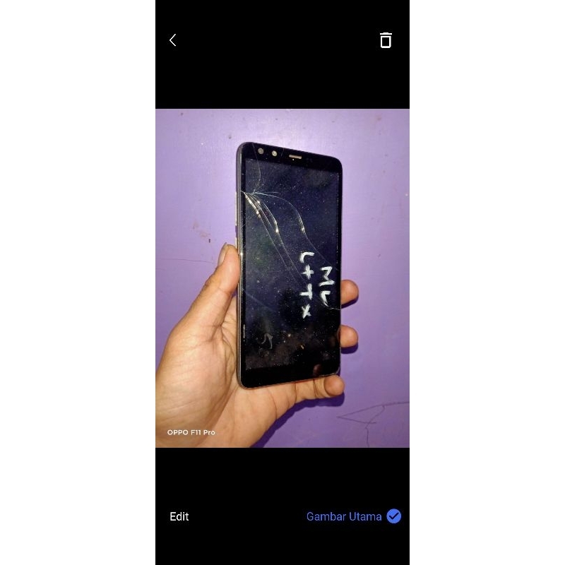 Evercoss u6 mesin normal lcd dan layar sentuh pecah