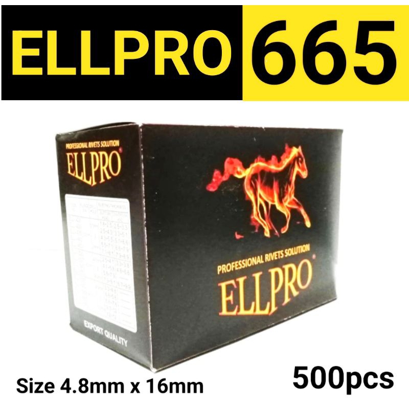 Paku Rivet ELLPRO 665 Size 4.8mm x 16mm