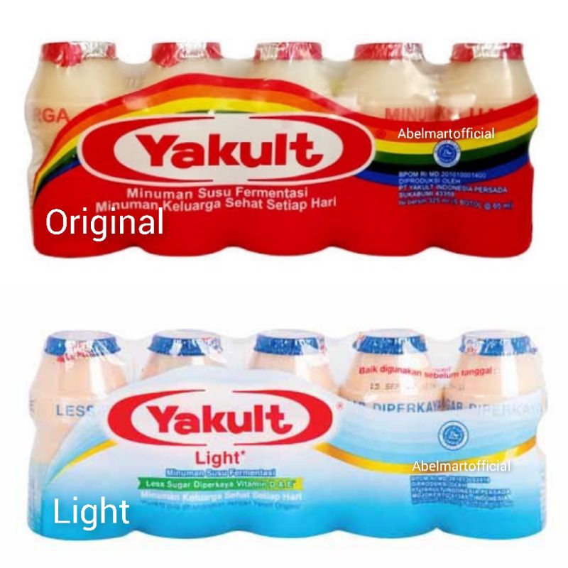 

YAKULT LIGHT /YAKULT LESS SUGAR / YAKULT ORIGINAL /YAKULT BIRU / SUSU FERMENTASI