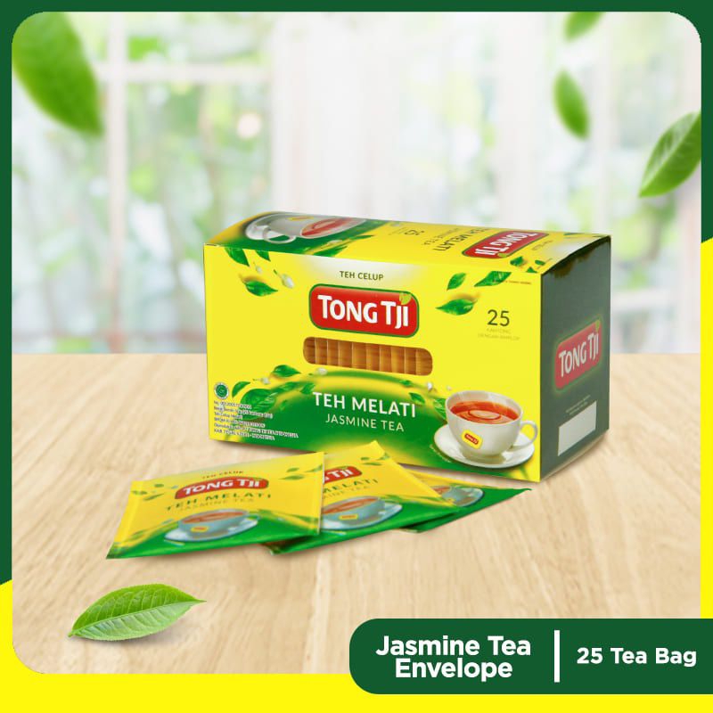 

Tong Tji Jasmine Tea 1 Pack isi 25 bags (Tea Bags / Teh Celup Amplop)