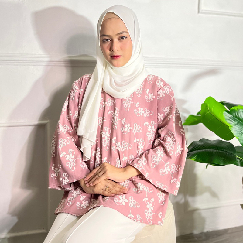 JIFAT - QANITA TOP - ATASAN OVERSIZE WANITA