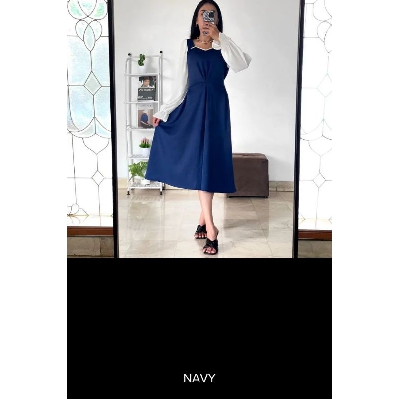 NAOMA DRESS KOREAN STYLE/MIDDI DRESS KOREA/PAKAIAN KOREA/PAKAIAN WANITA/ DRESS REALPICT/DRESS KOREA STYLE/ KOREAN DRESS/ DRESS WANITA KEKINIAN KOREA DRESS/BAJU KOREA/ PAKAIAN WANITA KOREA/ DRESS KOREA STYLE KEKINIAN/PAKAIAN WANITA KOREA/DRESS KOREAN