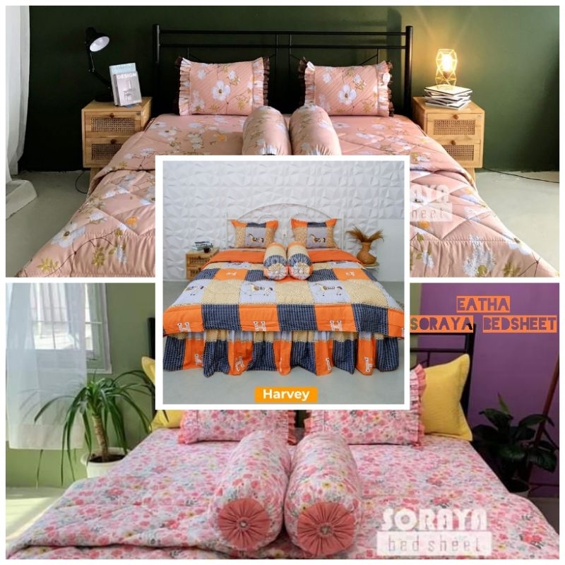 Eatha Sprei Soraya Set Bedcover