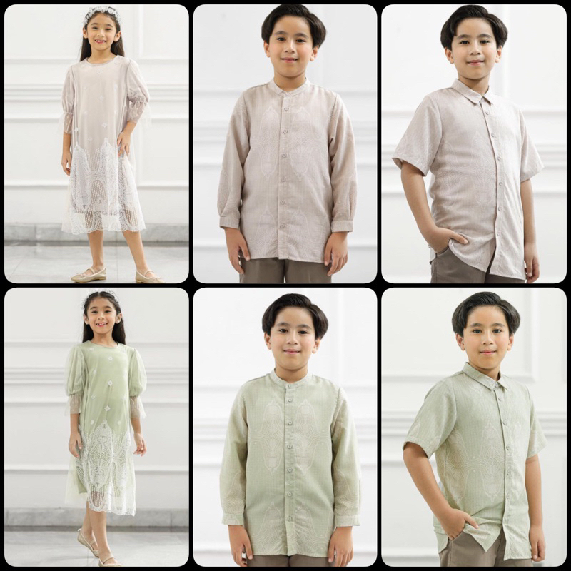 TIDAK COD - AMEENA SERIES FAMILY SET ( KIDS / ANAK) GEULIS ID