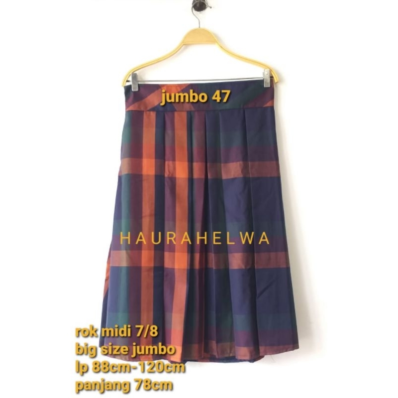 ROK MIDI FLANEL 7/8 JUMBO ROK MIDI BIG SIZE JUMBO HAURAHELWA