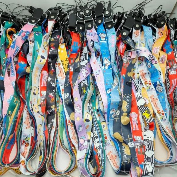 [READY STOK] LANYARD TALI GANTUNG HP STRAP MOTIF CAMPUR