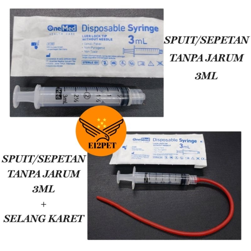 Suntikan 3ml Spuit Sepetan Lolohan Burung Obat / Makanan Spetan Anjing Spetan Kucing Spetan Kelinci 