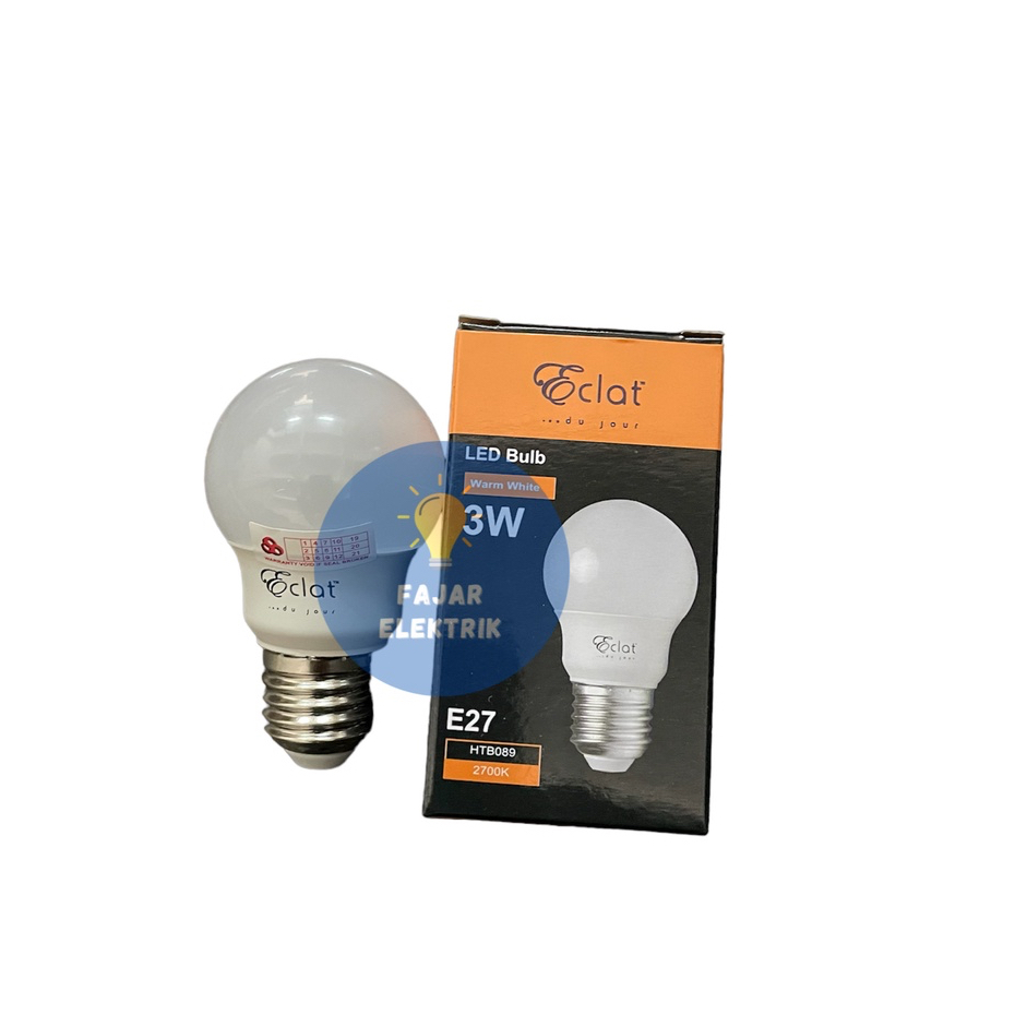 LAMPU LED BULB ECLAT 3 WATT WARM WHITE