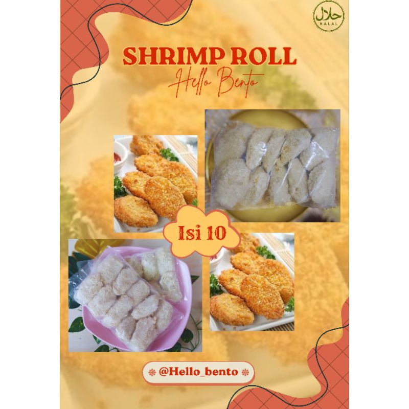 

SHRIMP ROLL SHRIMPROLL NUGGET UDANG / nugget bento Hello bento