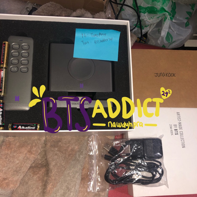 mikrokosmos mood lamp merch by bts Jungkook Jk bangtan official ready Jakarta siap kirim bts md