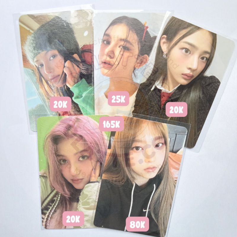 [READY] Photocard Newjeans Haerin Hoodie bluebook bundle