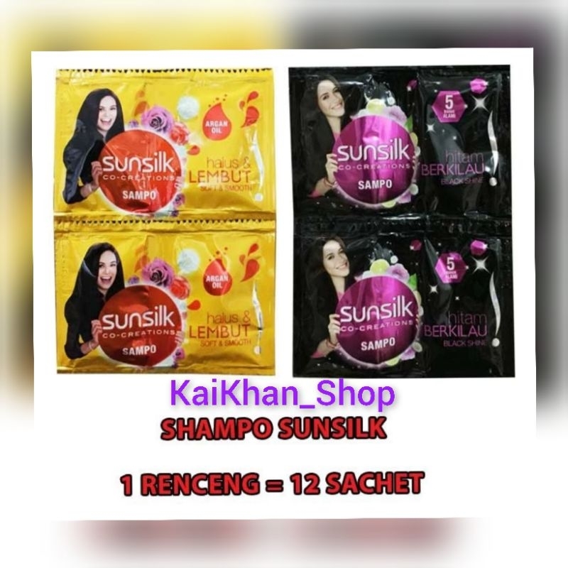 SUNSILK Shampo Renceng [ isi 12Sachet ]