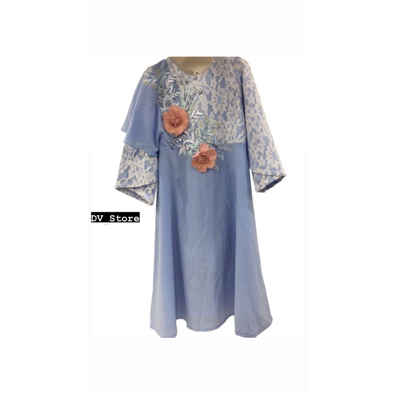 DONITA BAJU MUSLIM ANAK + KERUDUNGAN