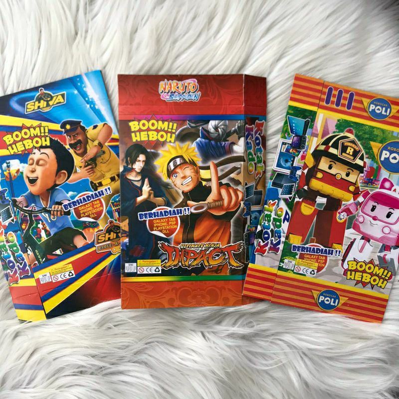 KADO KADOAN KOSONG/KERTAS KADO KADOAN SEDANG ISI 50 PCS/KOTAK KADO KADOAN KOSONG ISI 50 PCS/KERTAS K