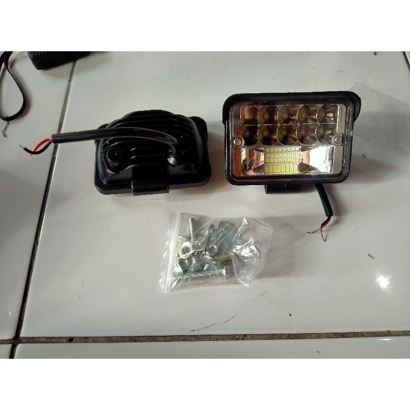 foglamp kotak 3inch led universal 12V - 24V