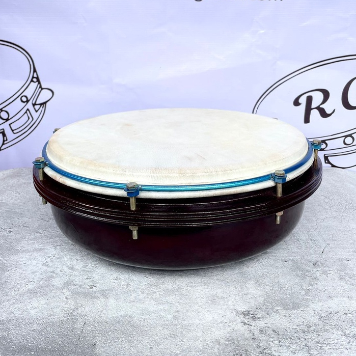 Rebana Hadroh Kayu Mahoni Satu Set Bas Banjari