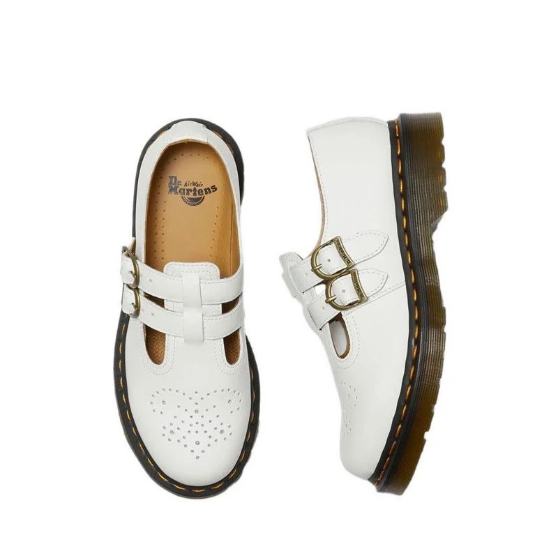 dr martens mary jane white smooth