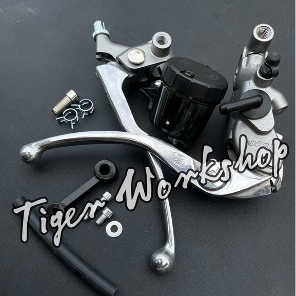 MASTER REM NISSIN 1 SET KIRIN KANAN + TABUNG MINYAK REM UNIVERSAL SEMUA MOTOR