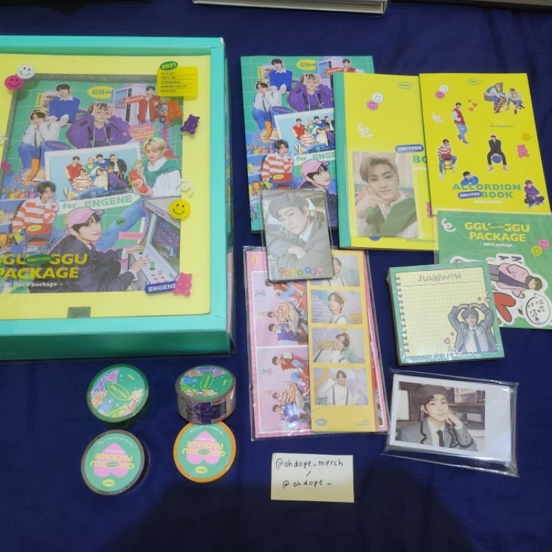 Enhypen Ggu Ggu Package 2021 Photocard Jay Official