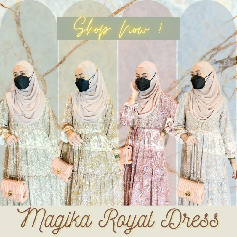 Magika Royal Dress / Dress Wanita / Atasan Wanita / Royal Dress / Dress Code