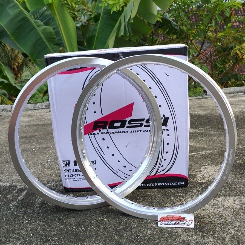 velg Rossi silver 160.185 ring 17 velg pelek jari jari Rossi silver ring 17 set