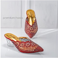 Sandals Wedges 5cm Wanita bahan Import /Sendals Pesta HEELS hak kaca bisa untuk Seserahan dan kondangan New