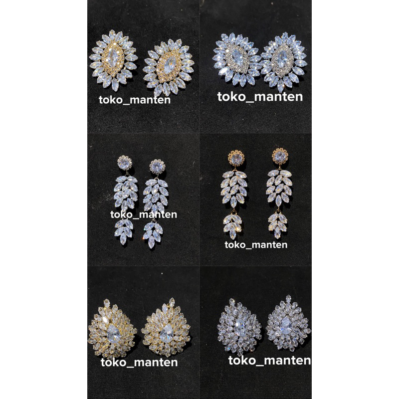 ANTING / GIWANG PENGANTIN PREMIUM SWAROVSKI