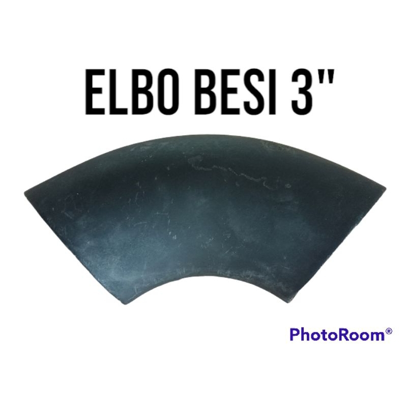 L-bow elbow keni las pipa besi 3inch