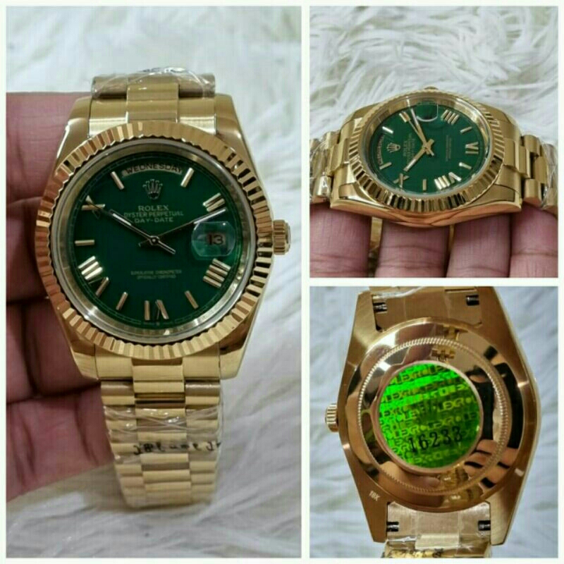 Jam Tangan Rolex Daydate Mesin Automatic Full Stainles Kualitas Ori01