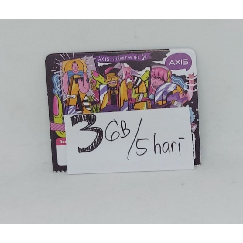 axis aigo 3gb 5hari