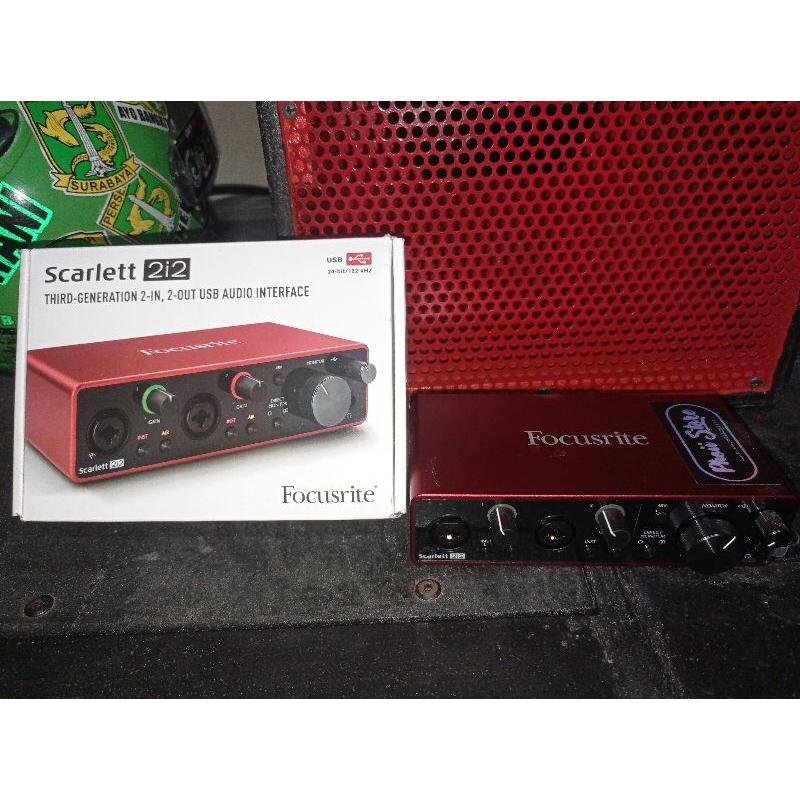 soundcard focusrite scarlet 2i2 gen3 bekas